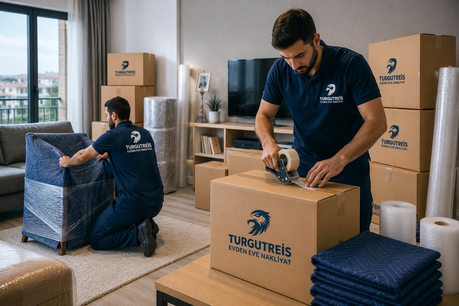 Paketleme ve eşya koruma süreci